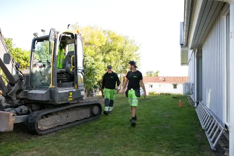 dränering markarbete i kungsbacka