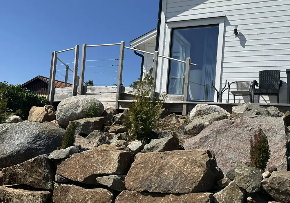 Grundläggning av fritidshus