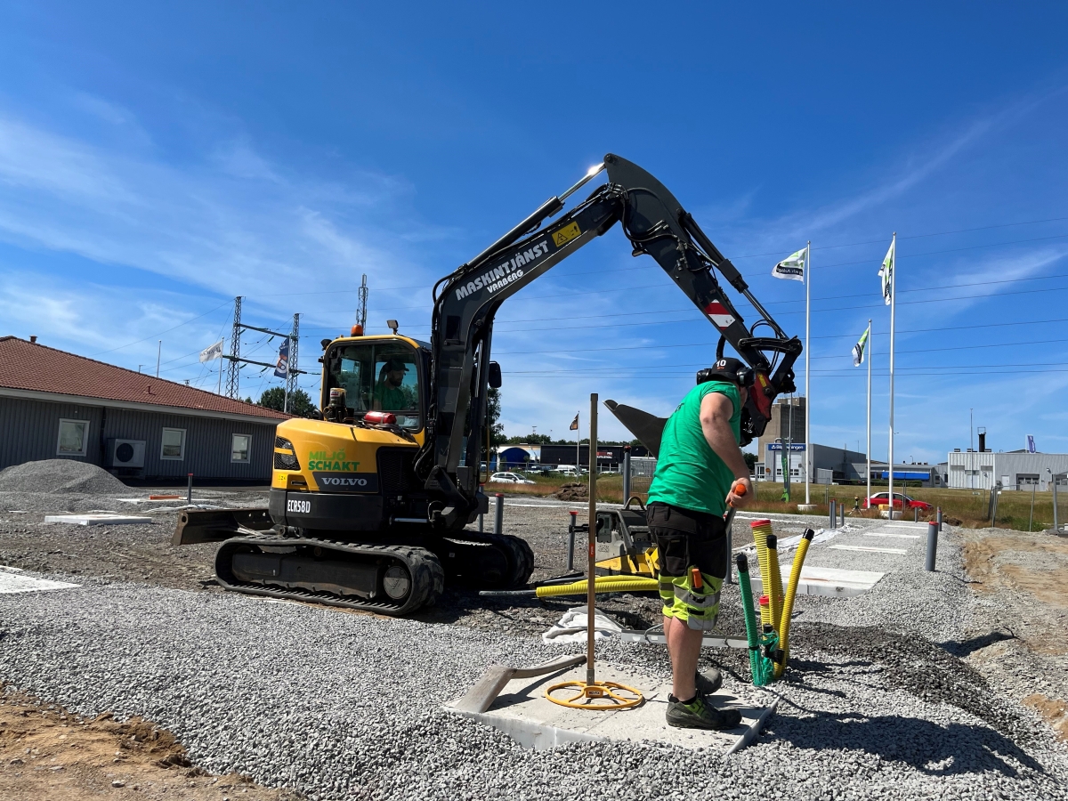 Grundläggning av industrifastighet