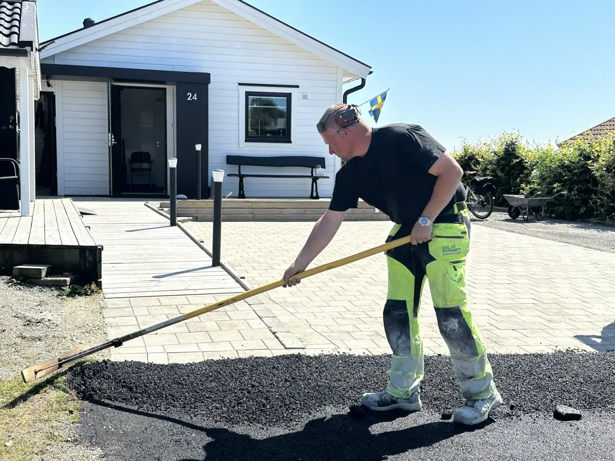 Grundläggning av fritidshus
