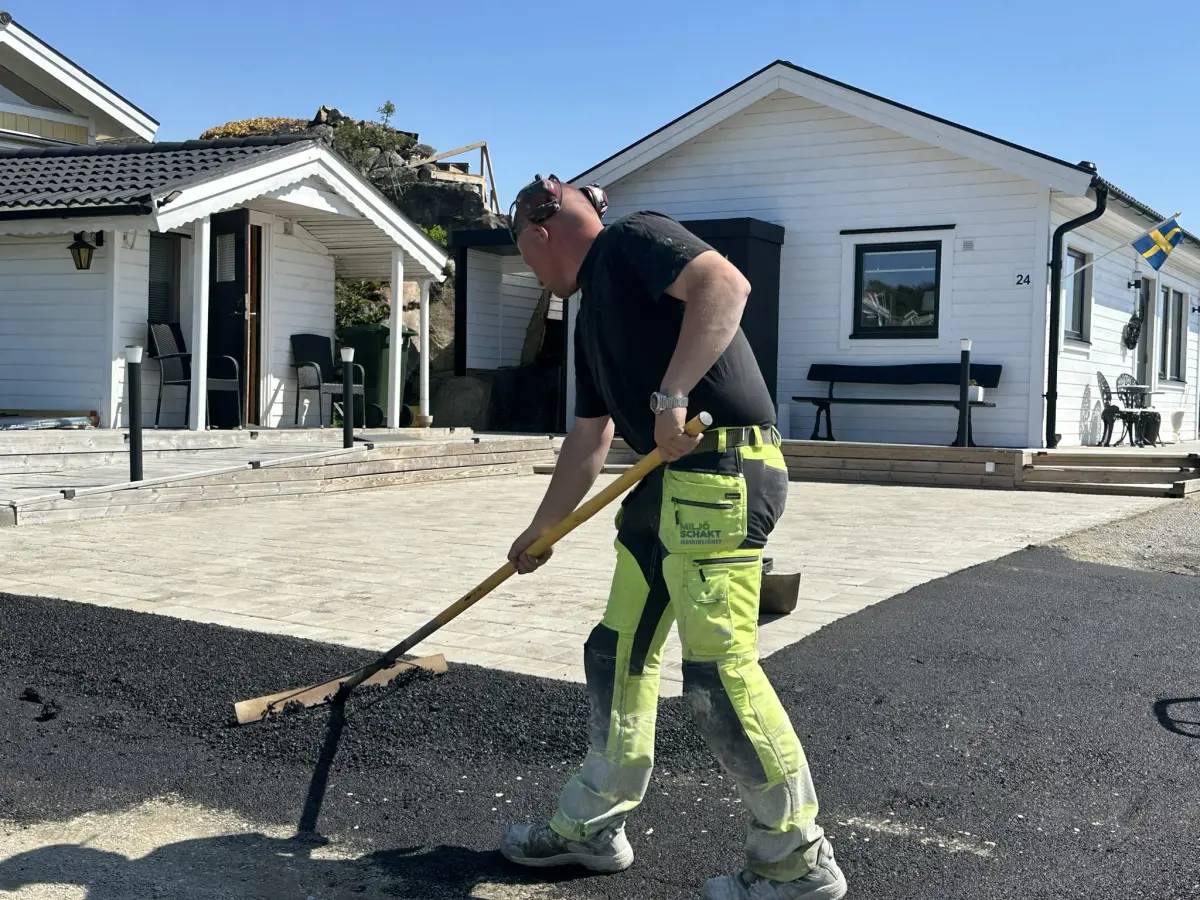 Grundläggning av fritidshus